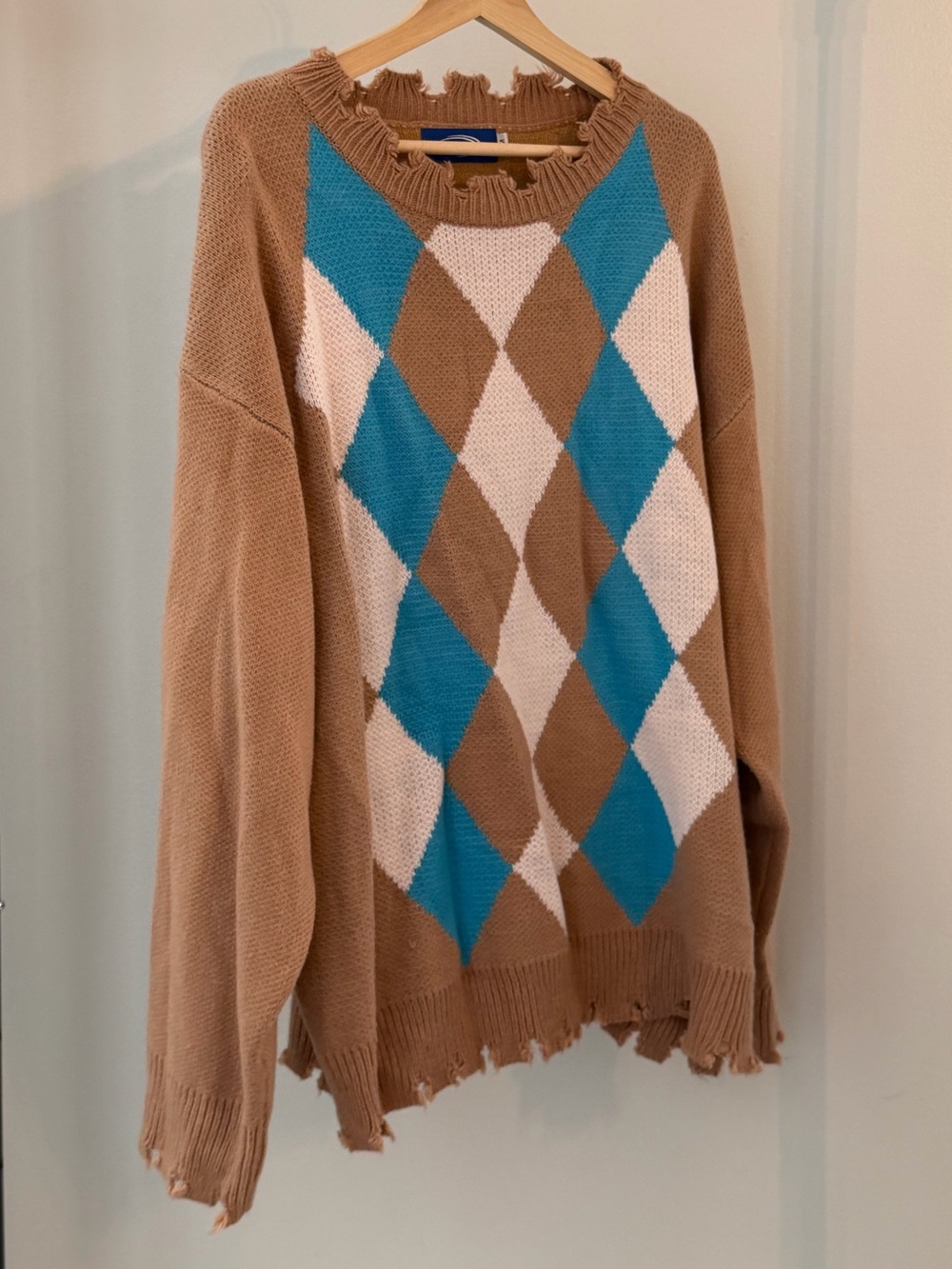 Ins Error Distressed Sweater - Picture 2 of 3